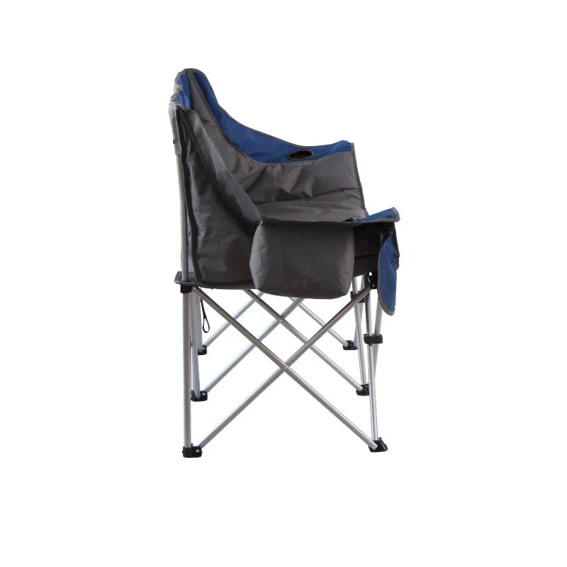 OEM camp beach lounge chair double leisure fishing chair filled cotton folding lawn oversized camping chair for adults