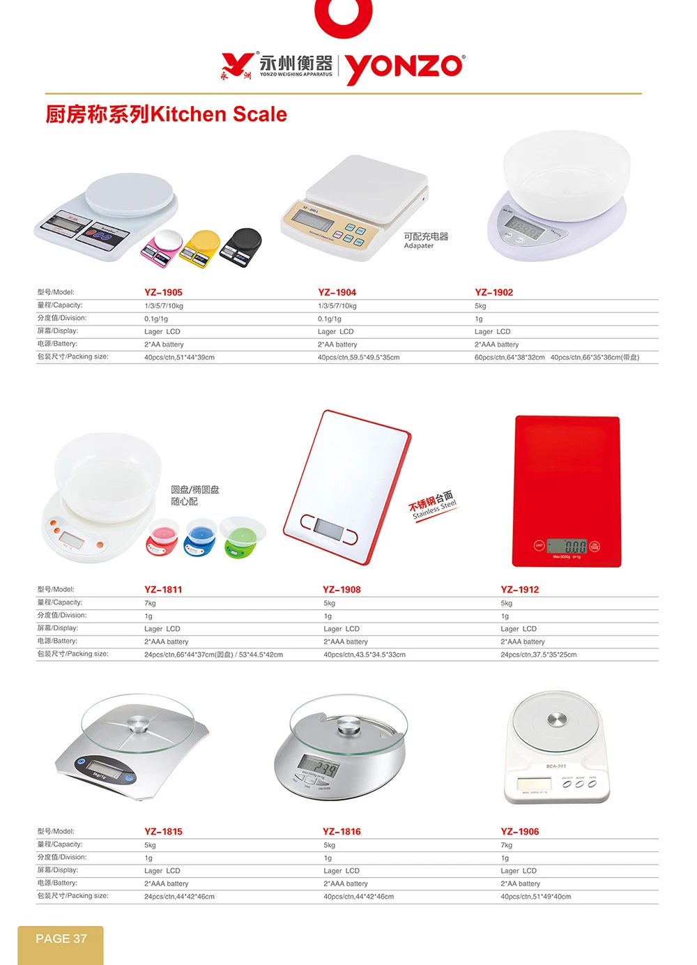 KITCHEN SCALE