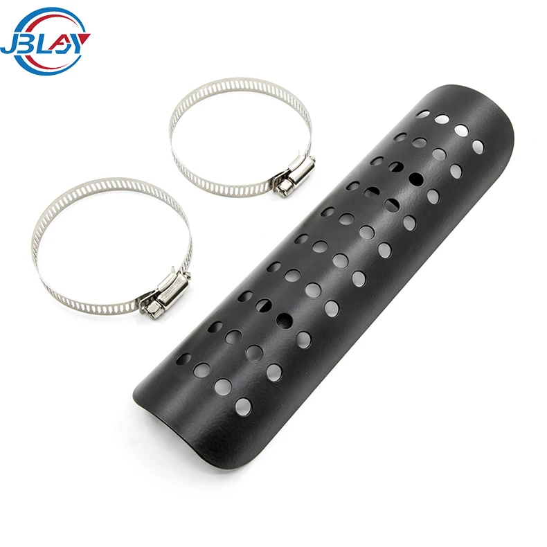 Universal Retro Modified Cafe Motorcycle Accessories Exhaust Pipe Thermal Shield Muffler Protector Cover For Harley