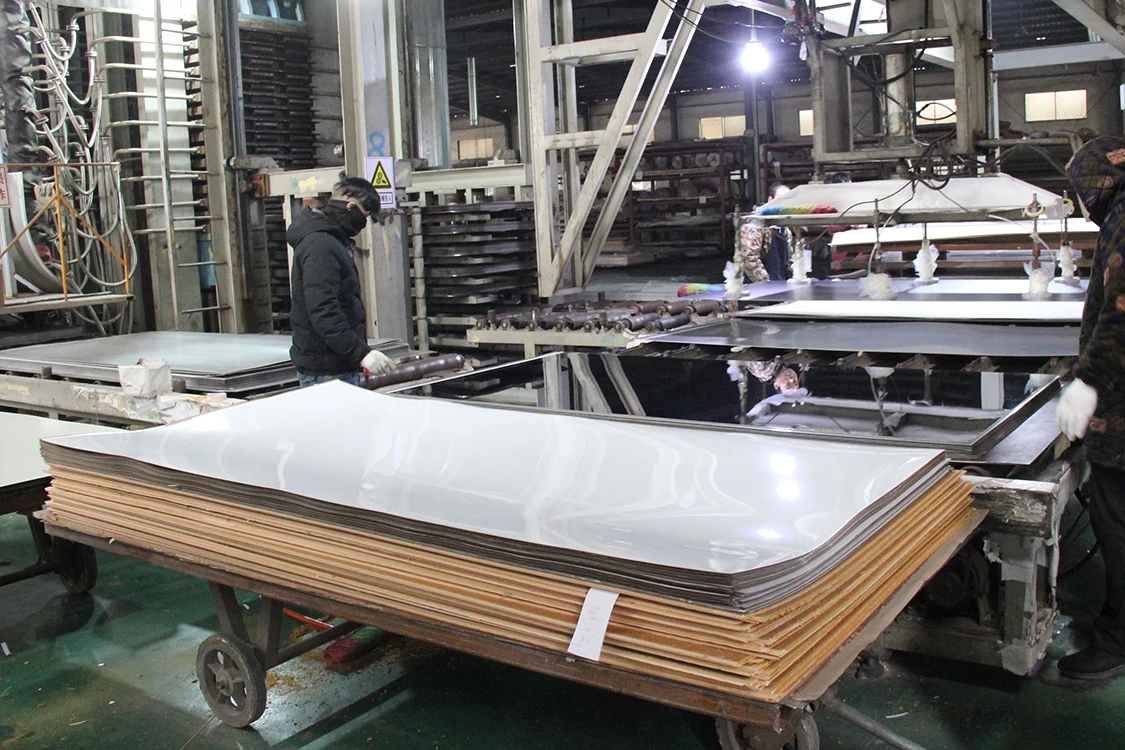 wood grain melamine laminated HPL, 0.5mm, 1mm, fireproof