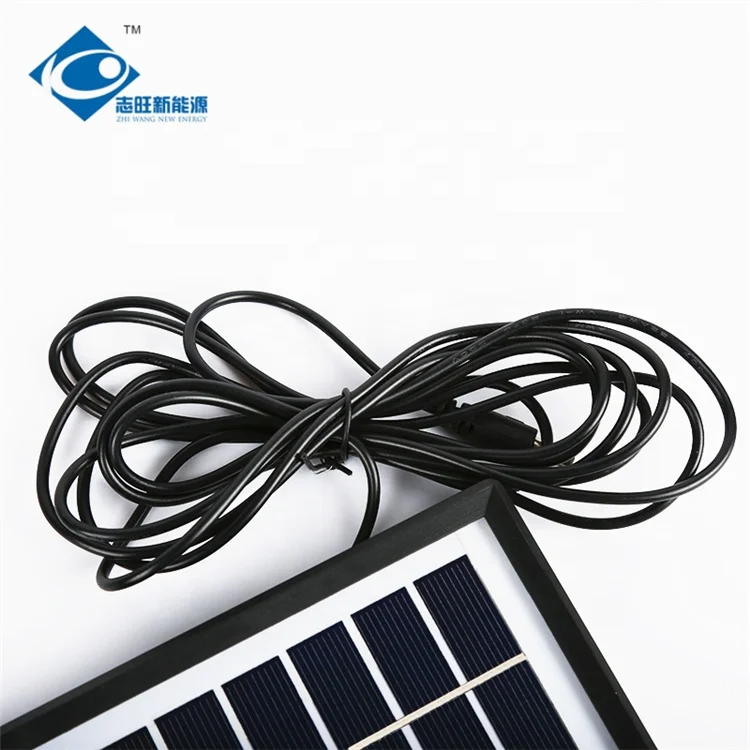 9V Solar Power System Charger ZW-3W-9V Popular Mini Portable Solar Panel 3W Glass Laminated Solar Panel