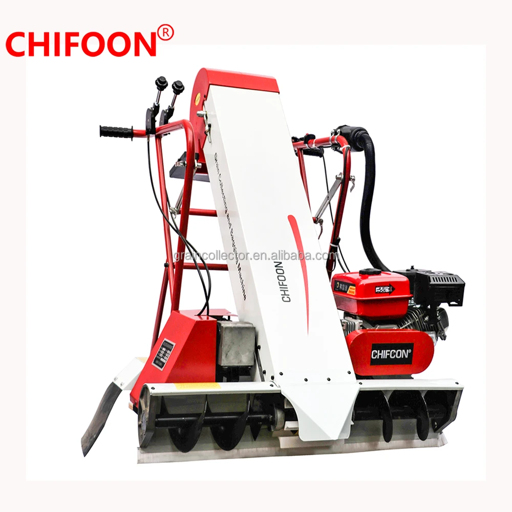 CHIFOON Affortable Price 170F 6HP Gear Gasoline Self-walking Cocoa Bean Wheat Grain Collecting Machine