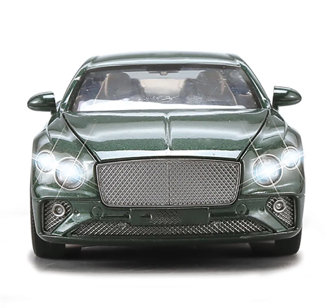 1: 24 Continental Bingley Diecast  Model Cars Pull Back With Simulation Lights And Sound Doors Open Diecast Model Car Toys