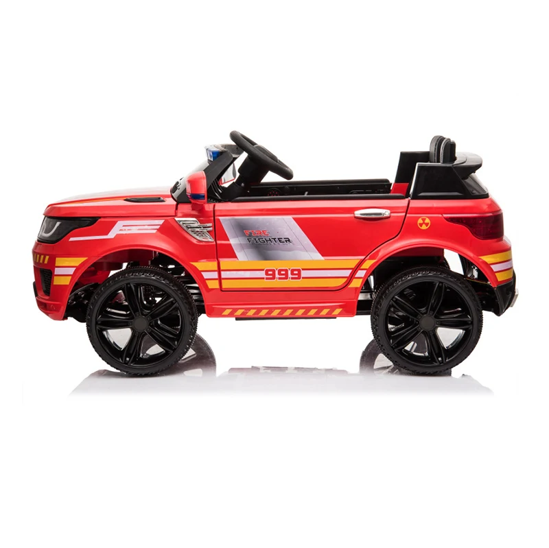 Police Car Electric Ride-On SUV for Kids with Remote Control - 12V Battery Powered Truck Toy