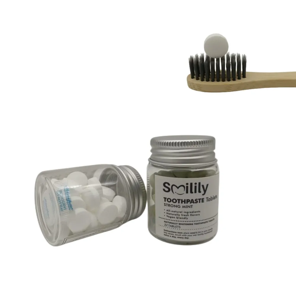 Travel Size Toothpaste Chewable Toothpaste Tablets Plastic Free For Travel