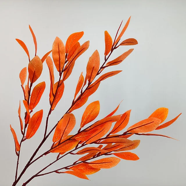 Artificial Plant Leaf Faux Olive Branches floral arrangement Artificial Olive Green Leaves for wedding home decoration