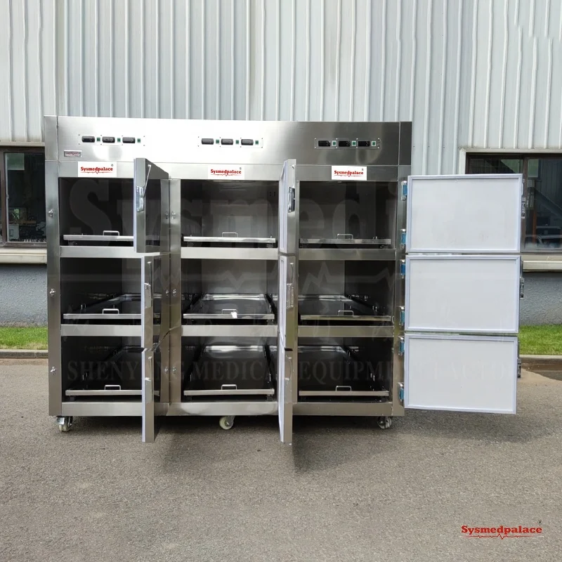SYSMEDPALACE 1 2 3 4 6 8 9 rooms funeral supplies refrigerator body freezer  mortuary freezer funeral equipment