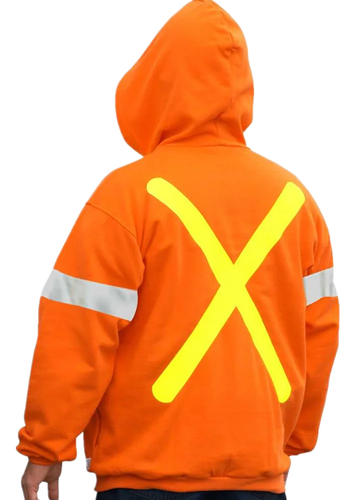 Cat 2.0 Arc Flash Suit Atpv Rating 8.7cal/cm2  Fireproof Hi Vis Clothing Orange Hoodie Sweatshirt Jacket