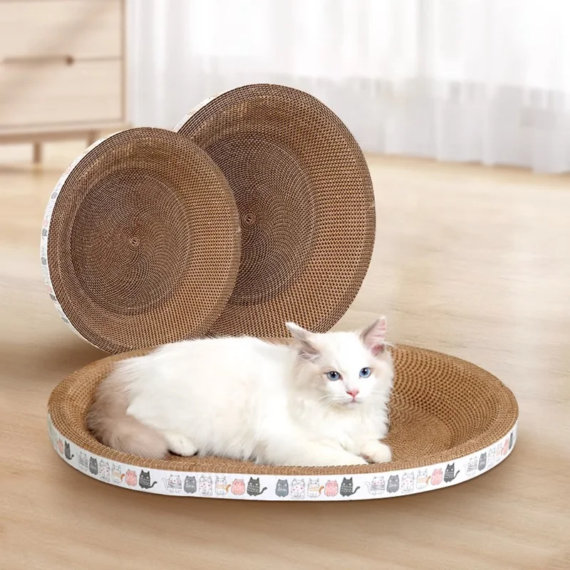 Cat Scraper Wearable Toy Cat Scratcher Cardboard Scraper for Cats Katten Scratch Board Scratching Post Claw Grinder Pet Products
