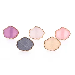 Paint Tray Palettes Resin Stone Nail Art Color Palette Acrylic Gel Polish Holder Drawing Color Paint Dish