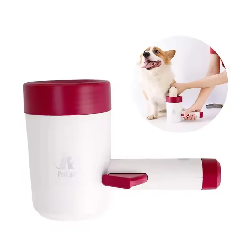 Pet Foot Grooming Tools Cup for Small Dogs Washer Portable Pet Paw Automatic Cleaning Cup Soft Silicone Foot Wash Tool