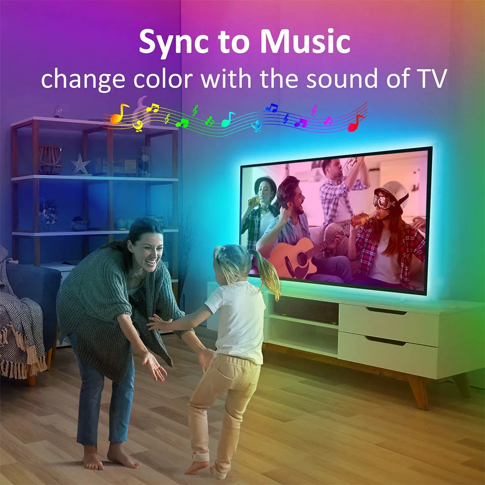  Светодиодные ленты с мини-USB инфракрасная Bluetooth-совместимая Wi-Fi контроллером RGB 5050 гибкая лента для ламп Диодная Подсветка