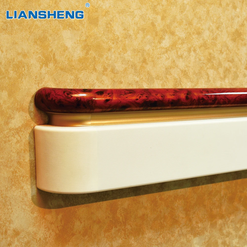 Wholesale Good Price High Quality PVC Anti-collision Aluminum Hospital Corridor Handrail Channel Railing
