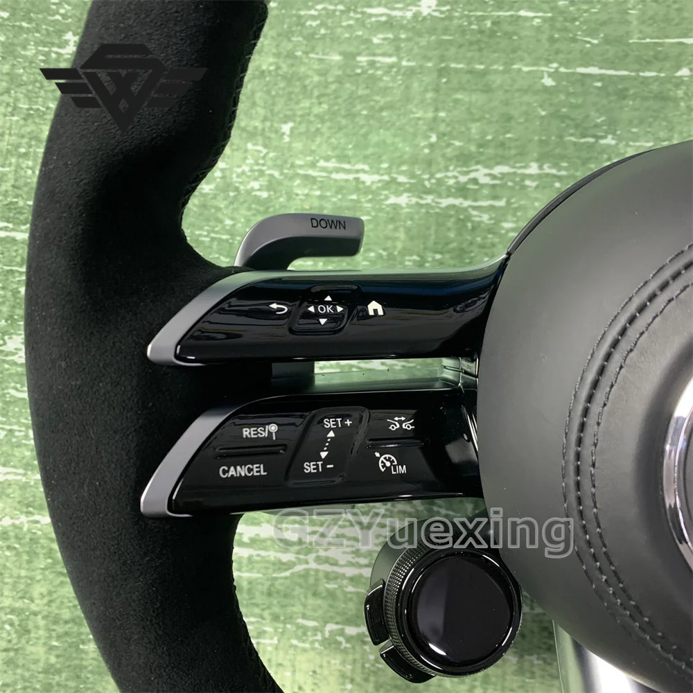 Customized Carbon Fiber And Alcantara Steering Wheel For Mercedes AMG W204 W205 W223 W222 W207 W213 Car Steering Wheel Assembly