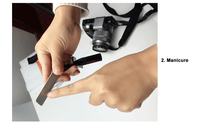 DMD Diamond Mini Grinding Hook Silver Portable Small Sharpening Hook Mini Knife Sharpener Outdoor Tool Essential Gadget