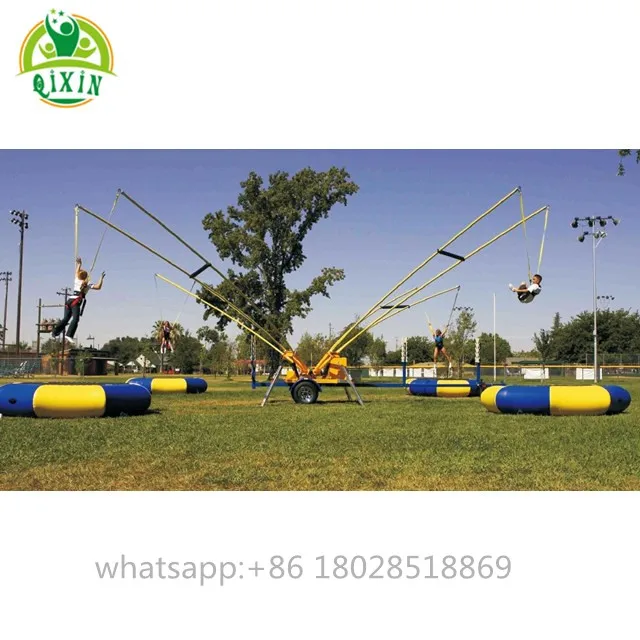 Один надувной bungee jumping (банджи-батут/прыжок батут на продажу (QX-122F)