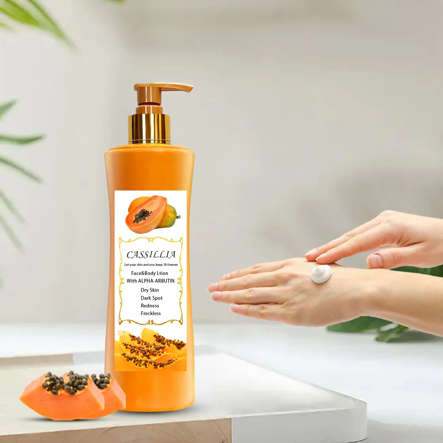 CASSILLIA oem odm Wholesale hot sale  body darkness removal lotion goat milk soft body lotion