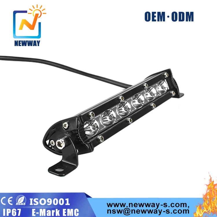 
New 6D Beam Single Row Super Slim 18W Led Light Bar 