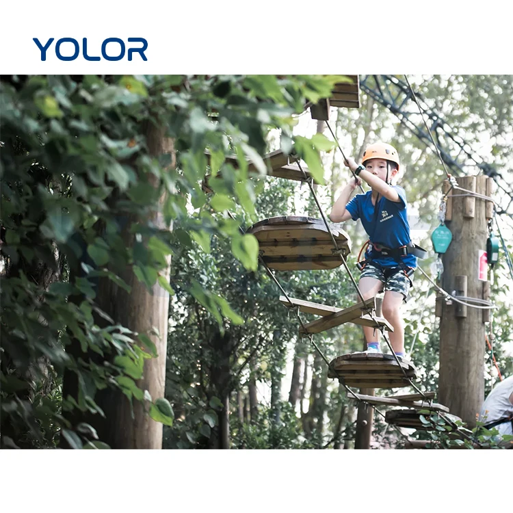 Climbing Frame Outdoor Obstacle Adventure Jungle High Rope Course For Sale