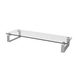 metal desk monitor stand riser adjustable monitor riser  with storage