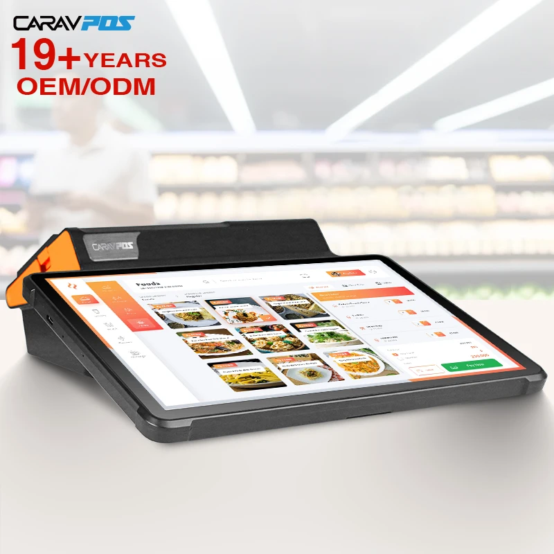 Wholesale 11' Tablet PC Pos Android Payment Terminal Pos 4G Point of Sale Systems Touch Cash Register for Small Business