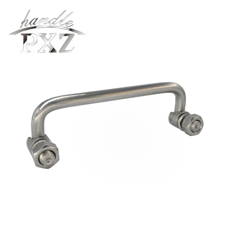 Manufacturer direct folding metal furniture handle stainless steel folding pull handle