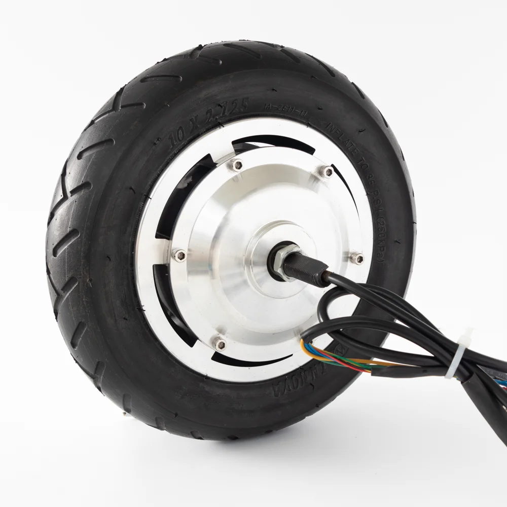 Professional Manufacturer 10 inch ow speed 20-30km/h Geared Brushless Reversible Single Hub Motor