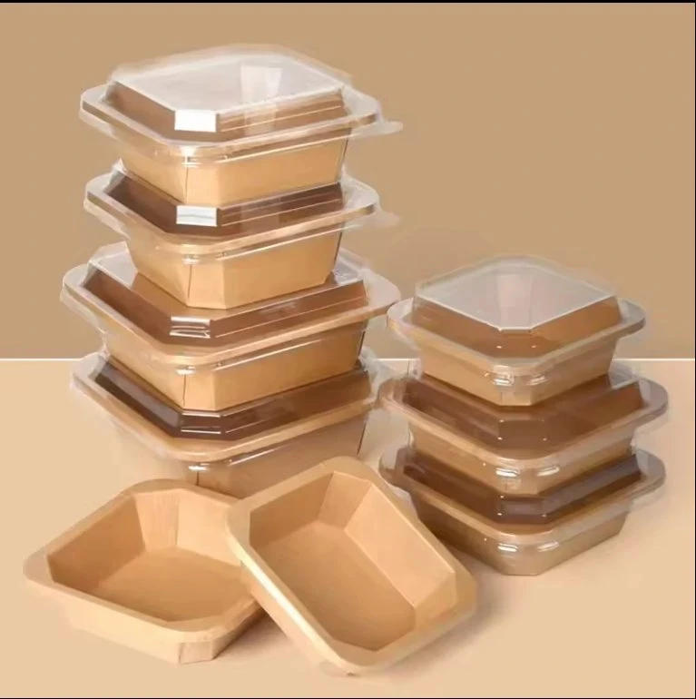 Custom Fast Food Packaging Boxes Disposable Take Away Fast Food Restaurant Paper Box