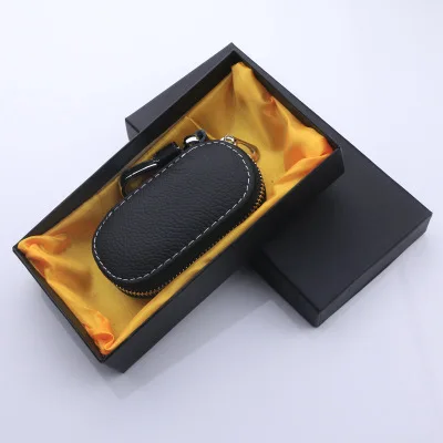 
Mcow 2019 Fashion Vintage Genuine Leather Mens Key Wallet With Zipper 