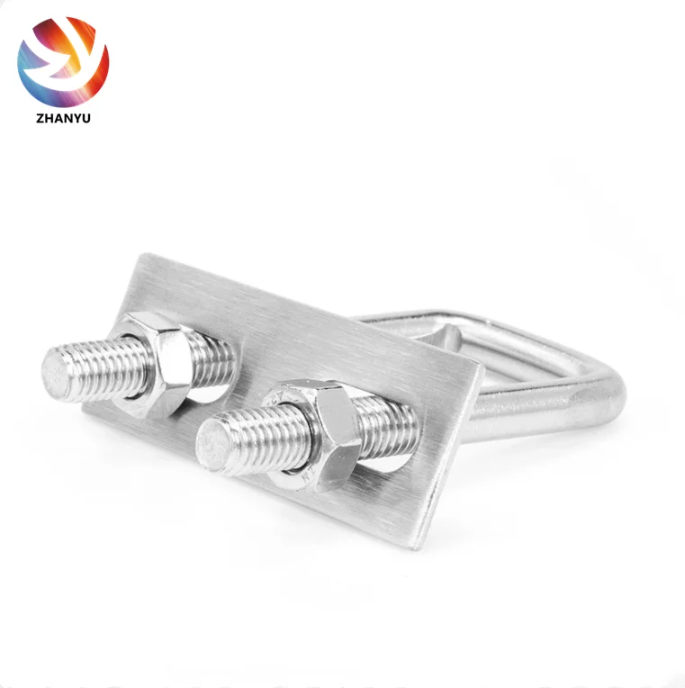 Square right Angle U bolt Carbon Steel U Bolt for Industry Construction