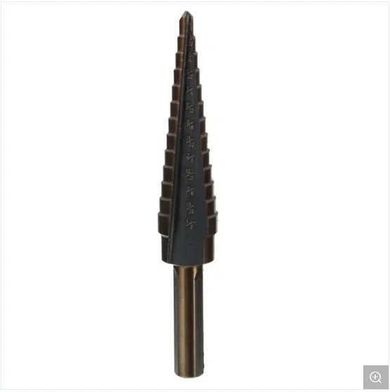 2021  Clearance  Fully Ground  Straight Flute Cone Titanium for Metal Step Drill Bit Metal Drilling