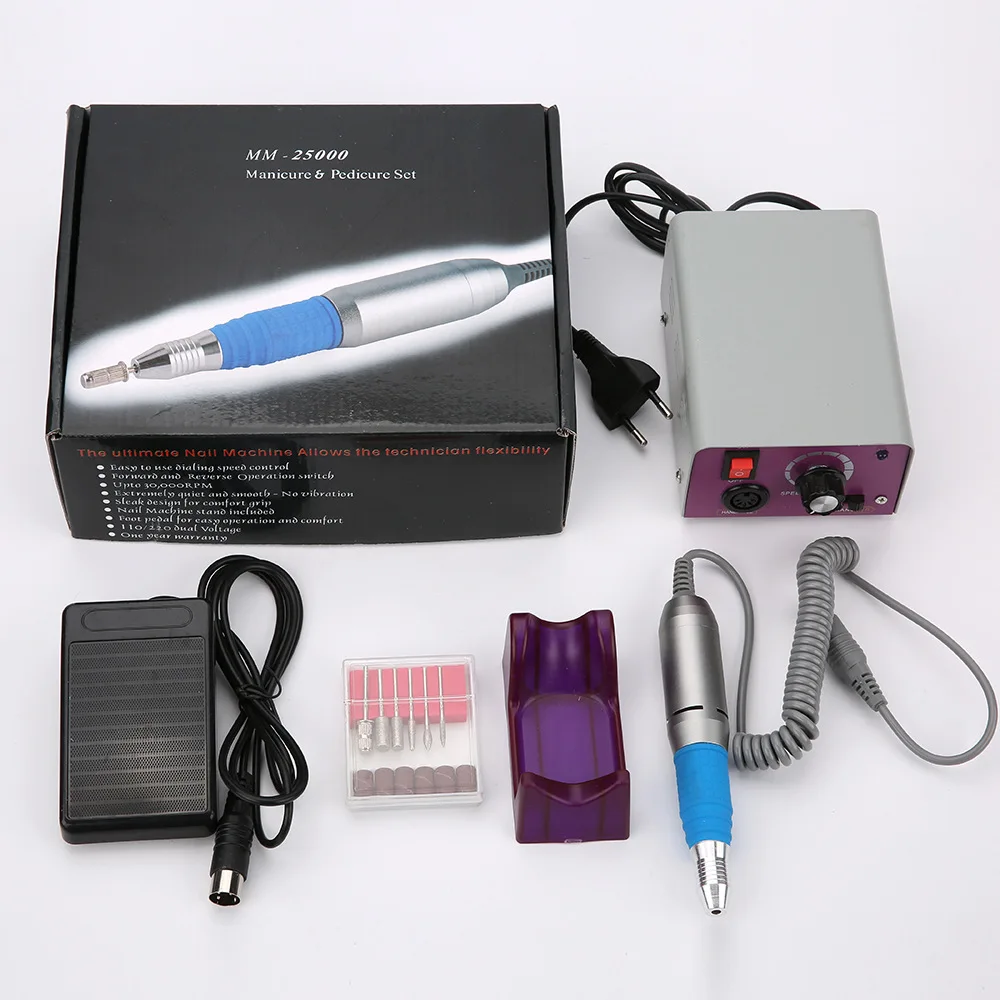 Professional Nails Drill Manicure 25000rpm Portable Nail Drill Polisher Electric Machine Lightweight Mercedes 2000 Nail Drill