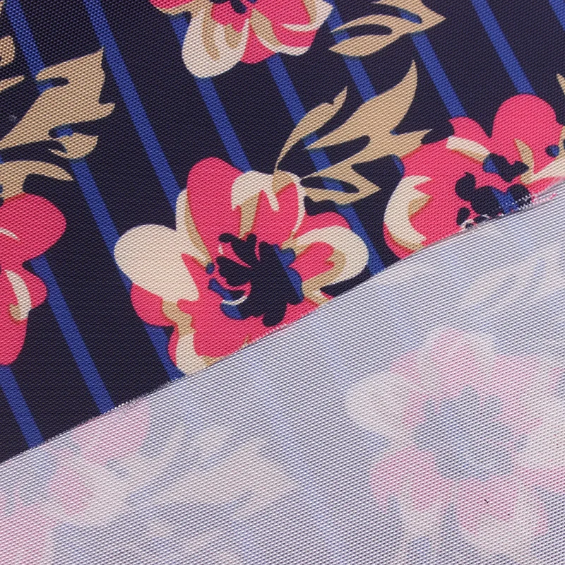 High Quality 300D FDY Oxford Big Flower Print Fabric For Apron