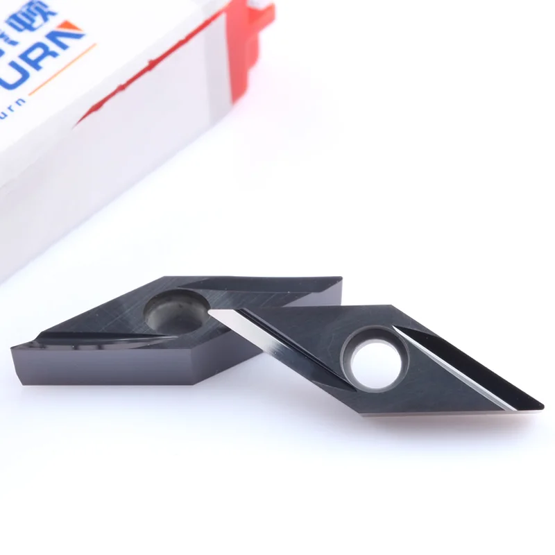 CNC centering machine cylindrical bore fine grinding turning inserts VBGT110301/110302/110304/35 degree diamond shaped inserts