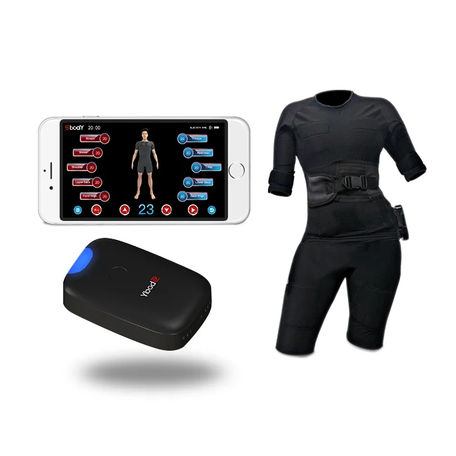 Flexible Dry eeg electrodes ems training garment whole body ems fitness suit