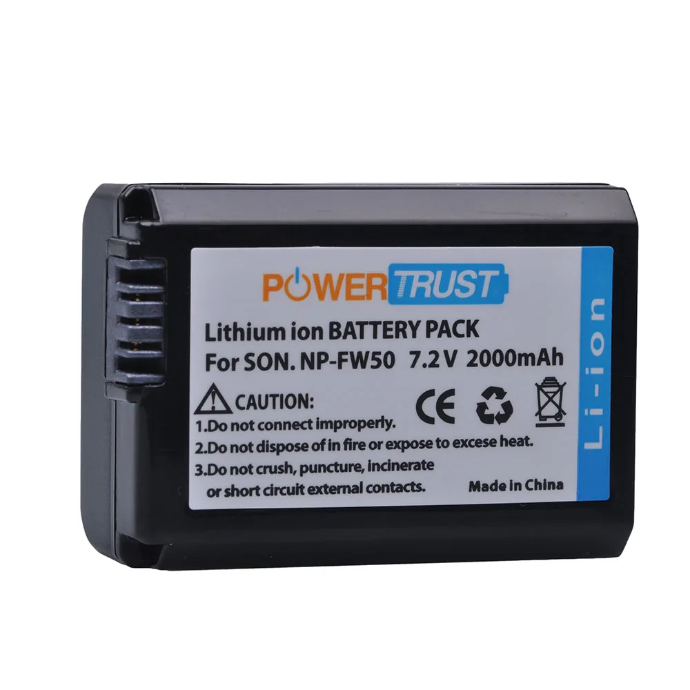 
Np-fw50 rechargeable camera battery for Sony A6500 a6300 a7 7R a7R a7R II a7II NEX-3 NEX-3N NEX-5 Camera 