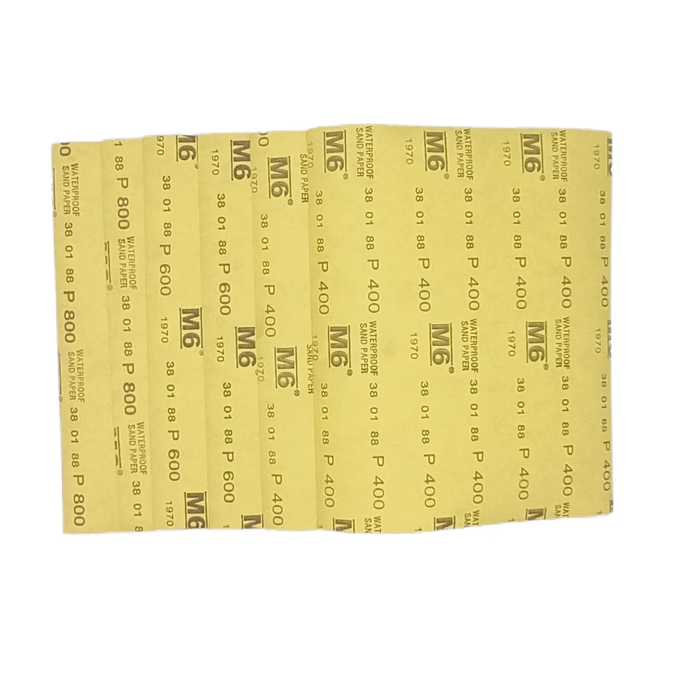 Waterproof Craft Paper Aluminum Oxide Red Abrasive Paper for Metal Use