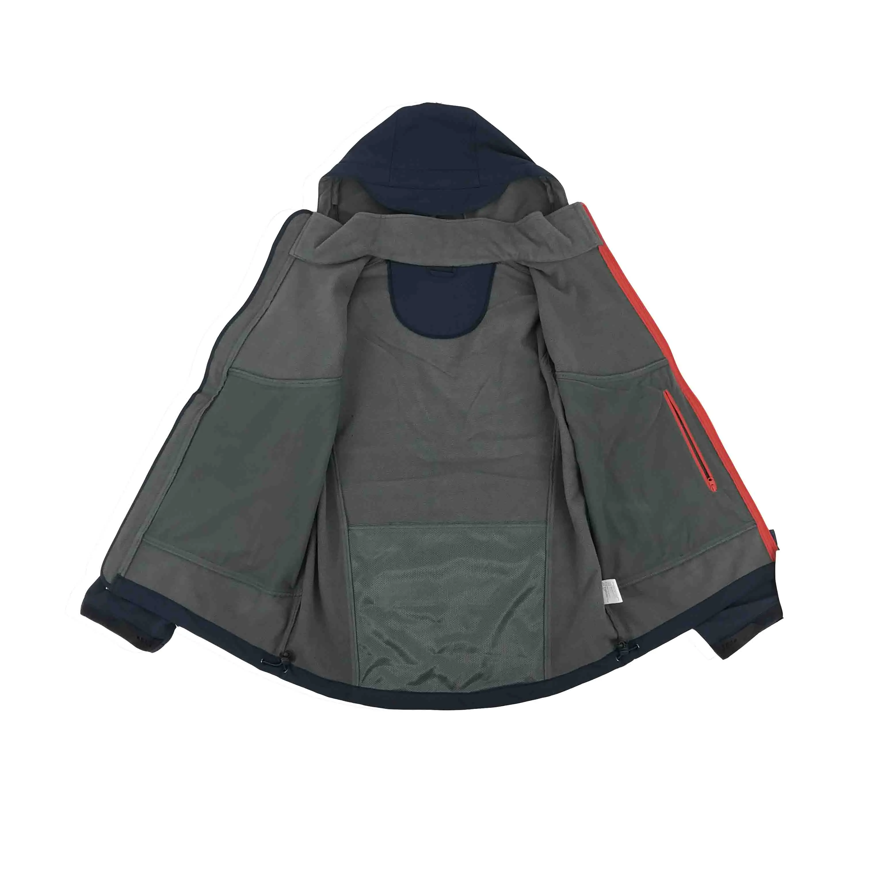 Весенняя женская куртка OEM softshell из полиэстера и флиса, водонепроницаемая легкая куртка со съемным капюшоном