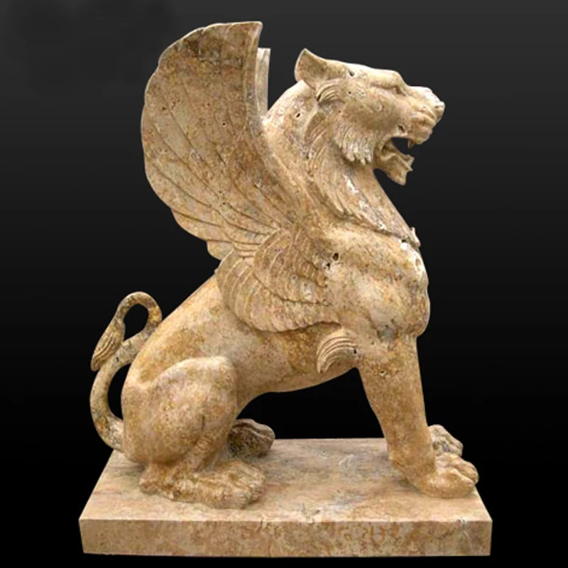 Hand Carved marble animal chinese dragon statue for sale