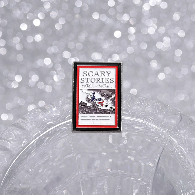 Scary Stories To Tell in The Dark Enamel Brooch Horror Story Book Metal Backpack Badge Clothing Accessories Gift Jewelry