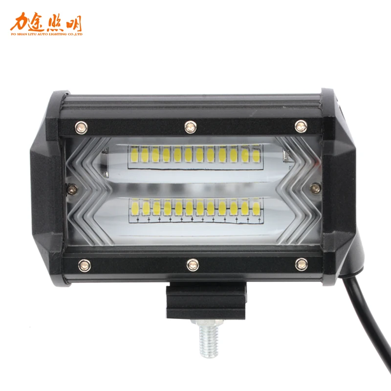 72w led work lamp white yellow led driving lights truck tractor pods bulb light bars trucks led offroad 5 inch 12v 24v