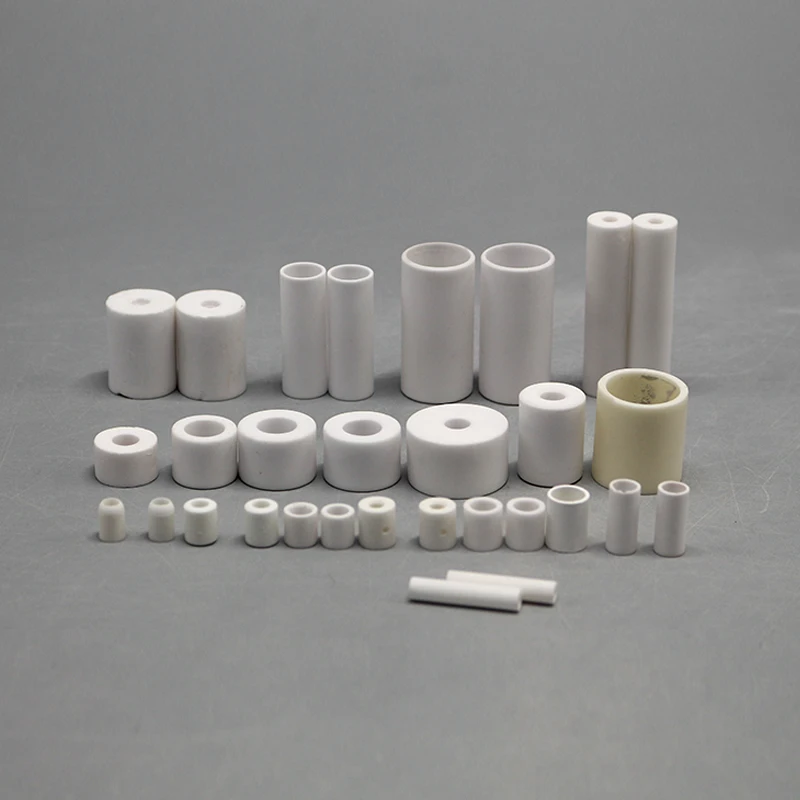 95 Single-Hole Alumina Ceramic Short Tube Insulation OD0.7-4