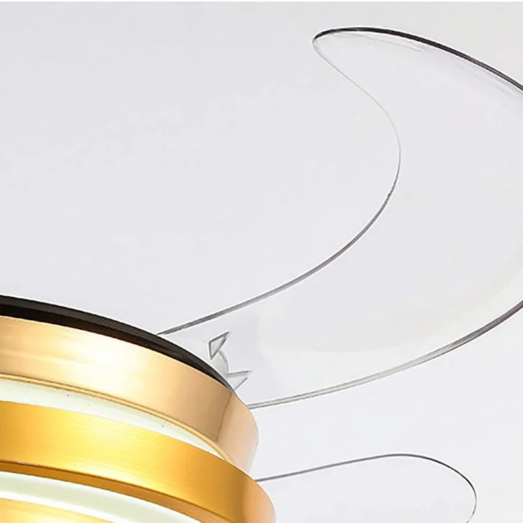 Modern Ceiling Fan Lighting Reversible Fan Speaker LED Ceiling Light Dimmable Lamp with Remote Control and App Ceiling Lamp