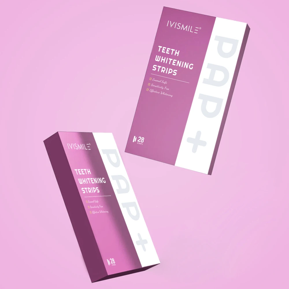 Professional Oral Care IVISMILE Wholesale Effective Non Sensitive Teeth Whitening Strips 11% PAP