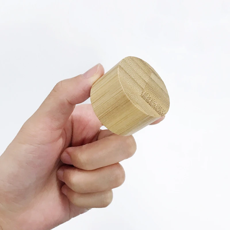 50g 60g 80g 100g 120g Empty Hand Cream Tube Bamboo Wood Cover Plastic Cosmetic Packaging Tube for Lotion Cream Shampoo