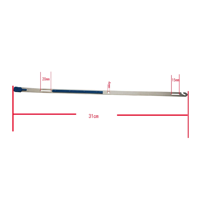 High quality Weaving Jacquard loom machine label machine parts steel hook with 310mm length