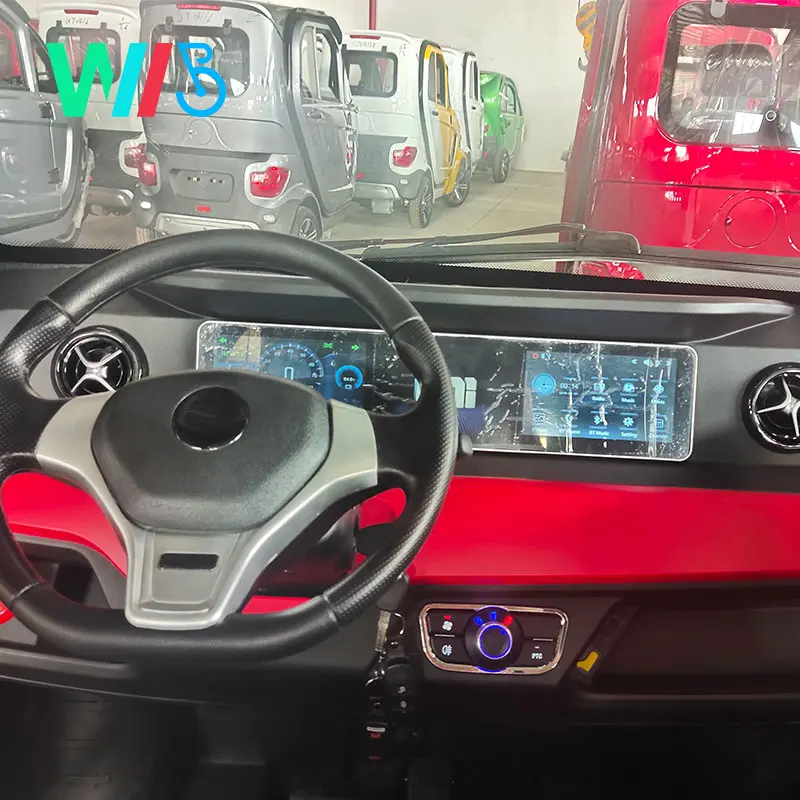 China Supplier OEM Urban Electric Car for Passenger 4 Seaters Smart Car CE Certificate 4 Wheels Mini Electric Car