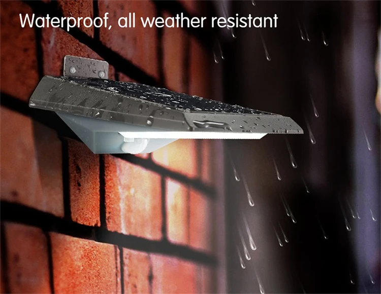 
New design 230 lumen high bright led solar sensor wall light for outdoor garden path 