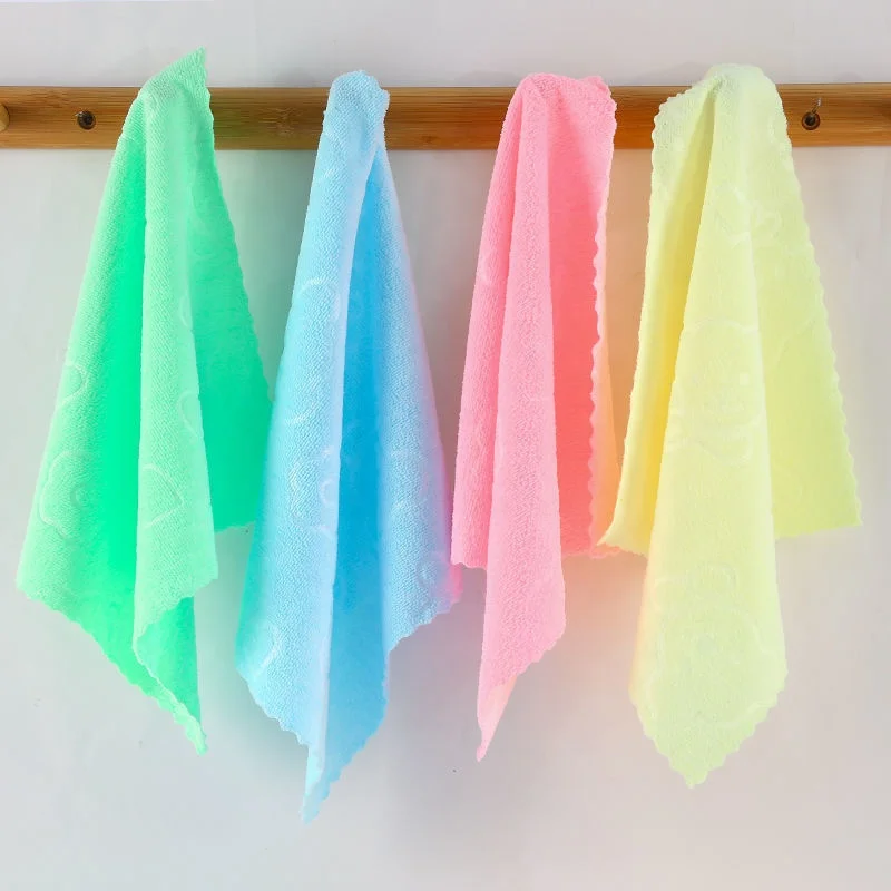 China Multipurpose Polyester Car Cleaning Hand Dish Towel Wholesale Microfiber Kitchen Cleaning Washcloth