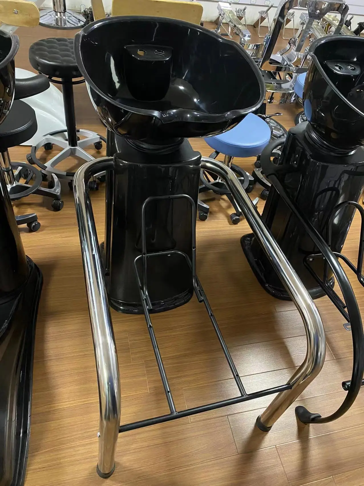 Modern Reclining Hair Salon Washing Basin Bowl /Sink Saloon Shampoo Chair and Bowl